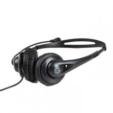 惠普(HP) 多功能头戴式立体声耳机耳麦 电脑笔记本游戏语音话筒 USB办公网络在线教育培训耳麦【J】